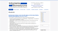Desktop Screenshot of inzynieria-biomedyczna.com